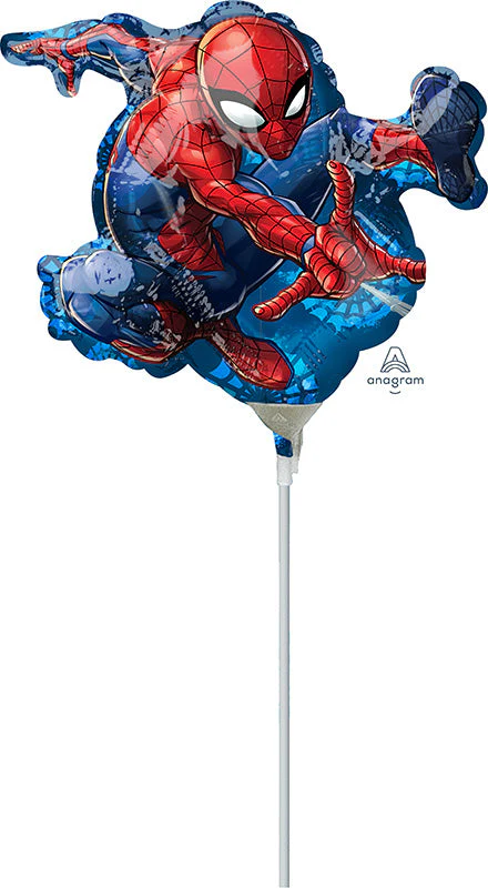 10" Airfill Only Stick Sold SeparatelySpider-Man Balloon (Sticks Sold Separately)