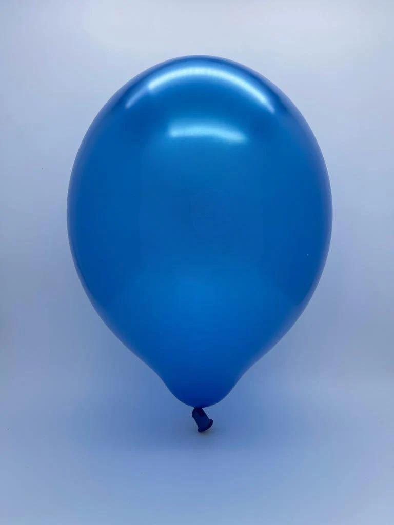 12" Cattex Premium Metal Vivid Blue 50 Latex Balloons - Image 2