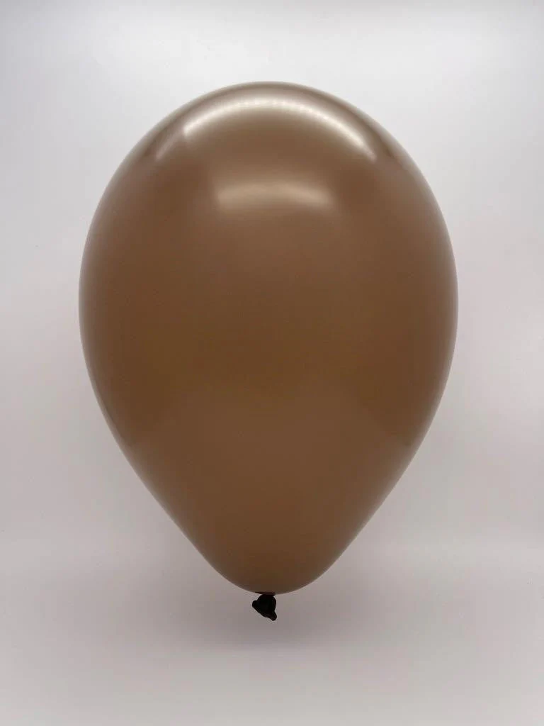 11" Cocoa Tuftex Latex Balloons Designer Balloons (100 Per Bag) - Image 2