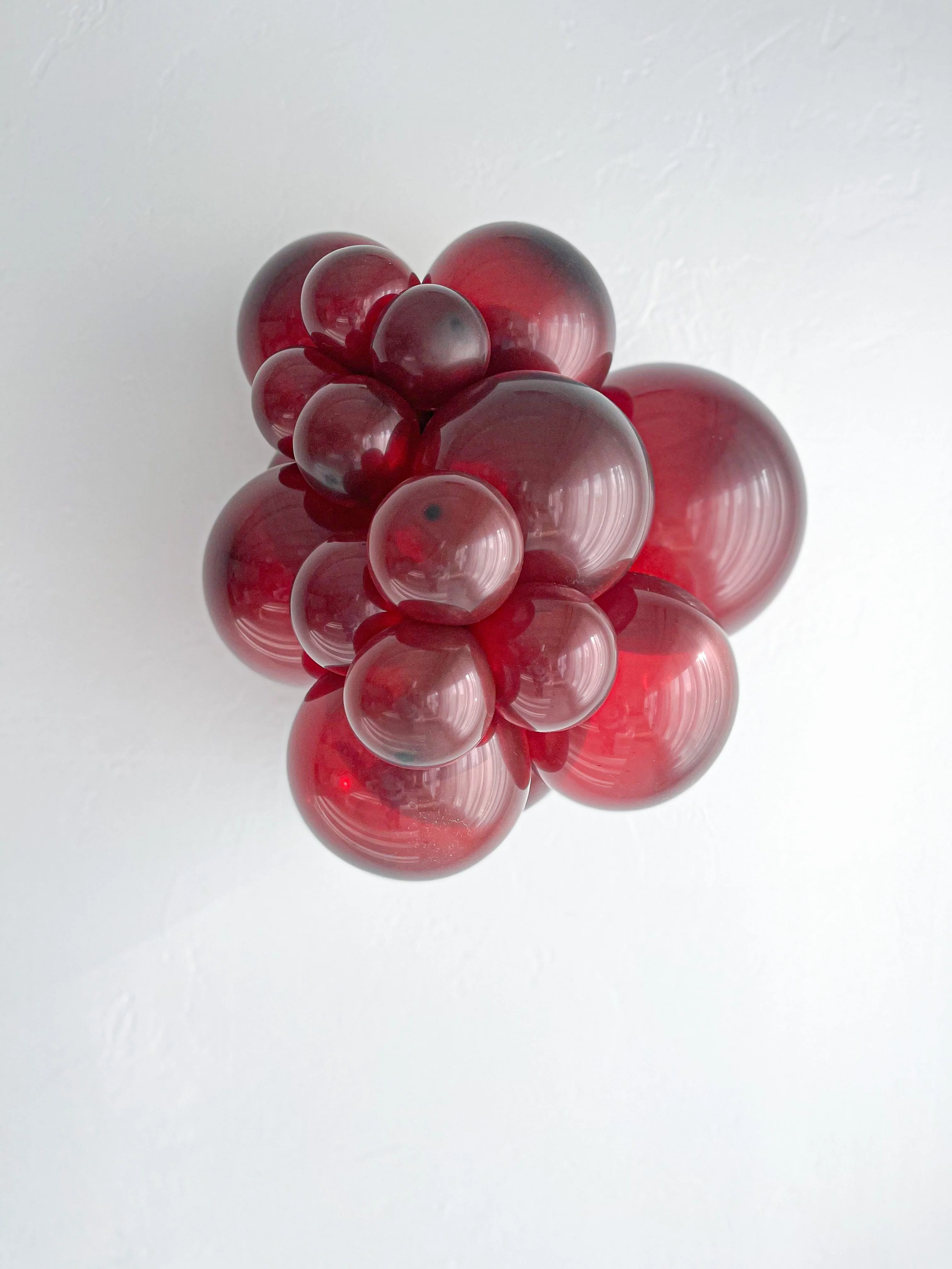 11" Crystal/Jewel Burgundy Tuftex Latex Balloons (100 Per Bag) - Image 3