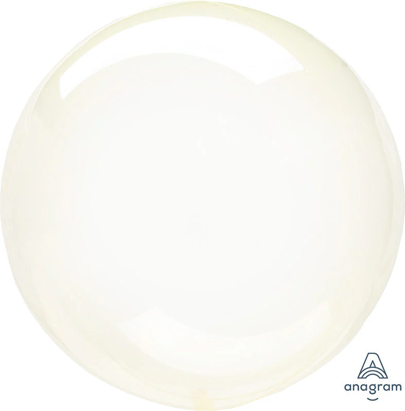11" Crystal Clearz Petite Yellow Crystal Clearz Balloon