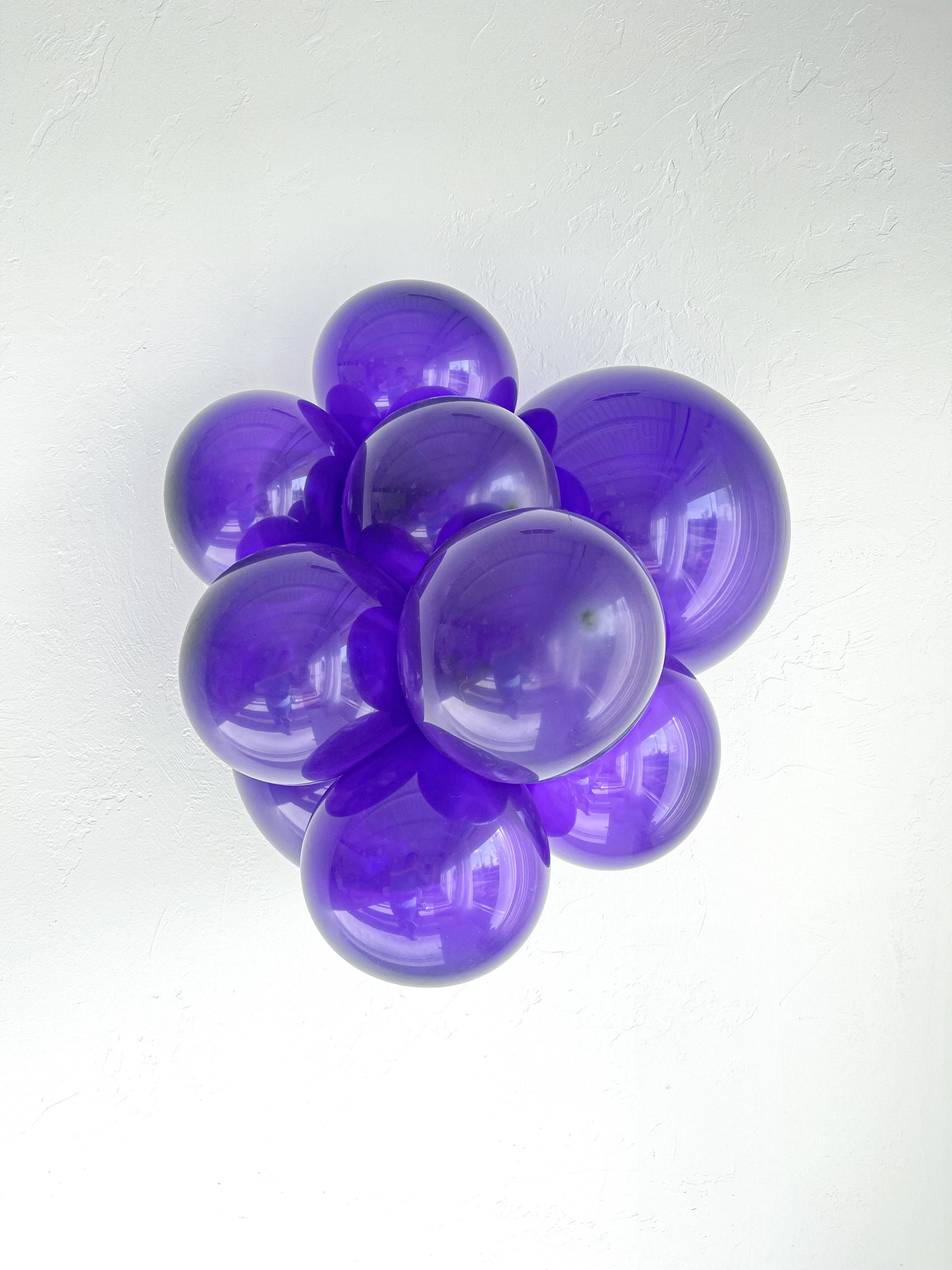 11" Crystal/Jewel Purple Tuftex Latex Balloons (100 Per Bag) - Image 3