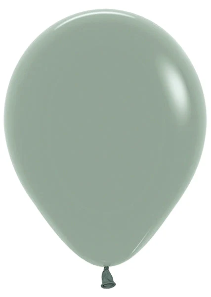 11" Sempertex/Betallatex Latex Balloons (100 Per Bag) Pastel Dusk Laurel Green