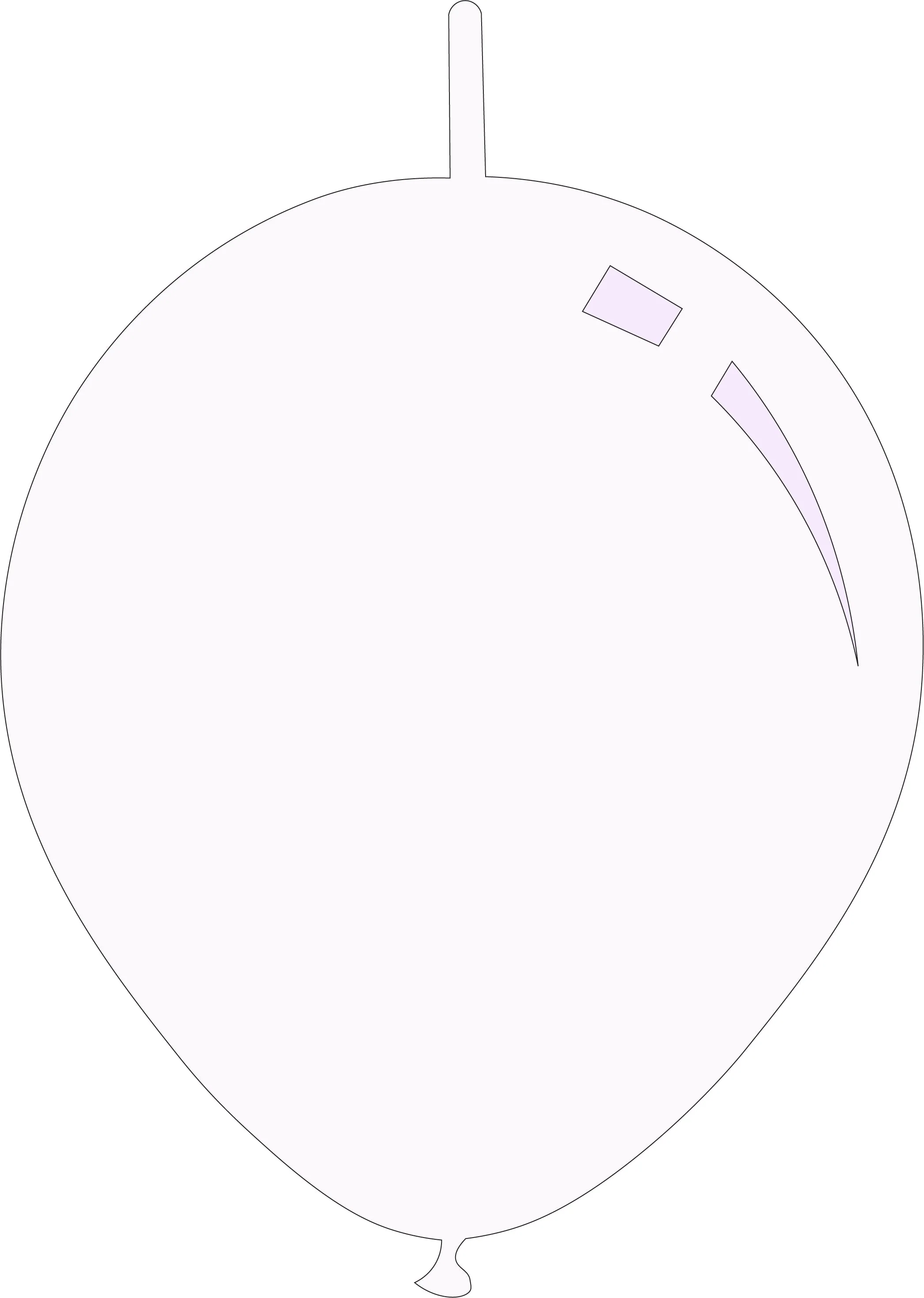 11" Standard White Decomex Linking Latex Balloons (100 Per Bag)