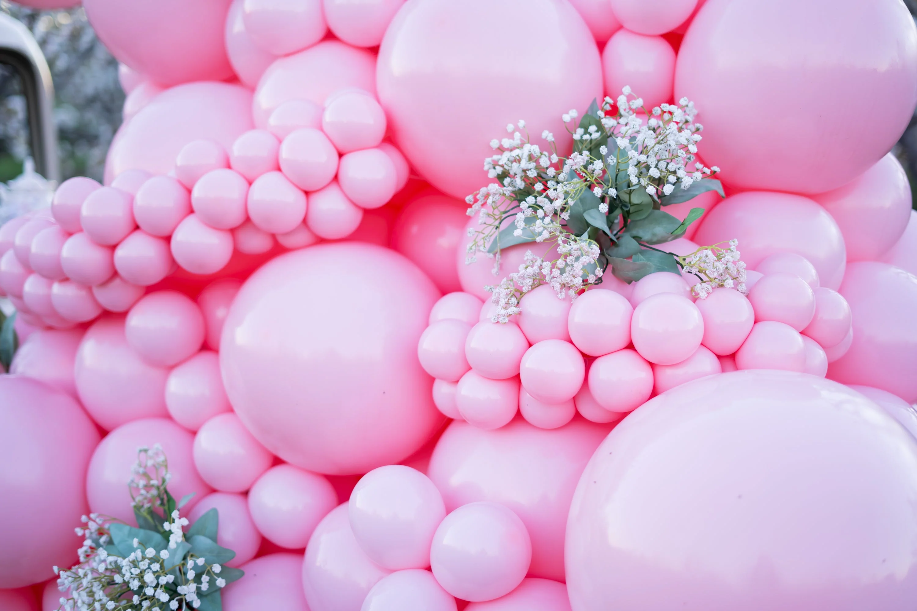 11" Romey Pearl Pink Tuftex Latex Balloons Designer Balloons (100 Per Bag) - Image 9