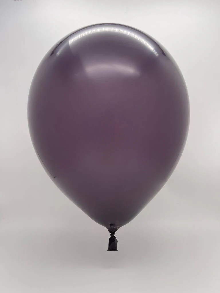12" Kalisan Latex Balloons Standard Plum (50 Per Bag) - Image 2