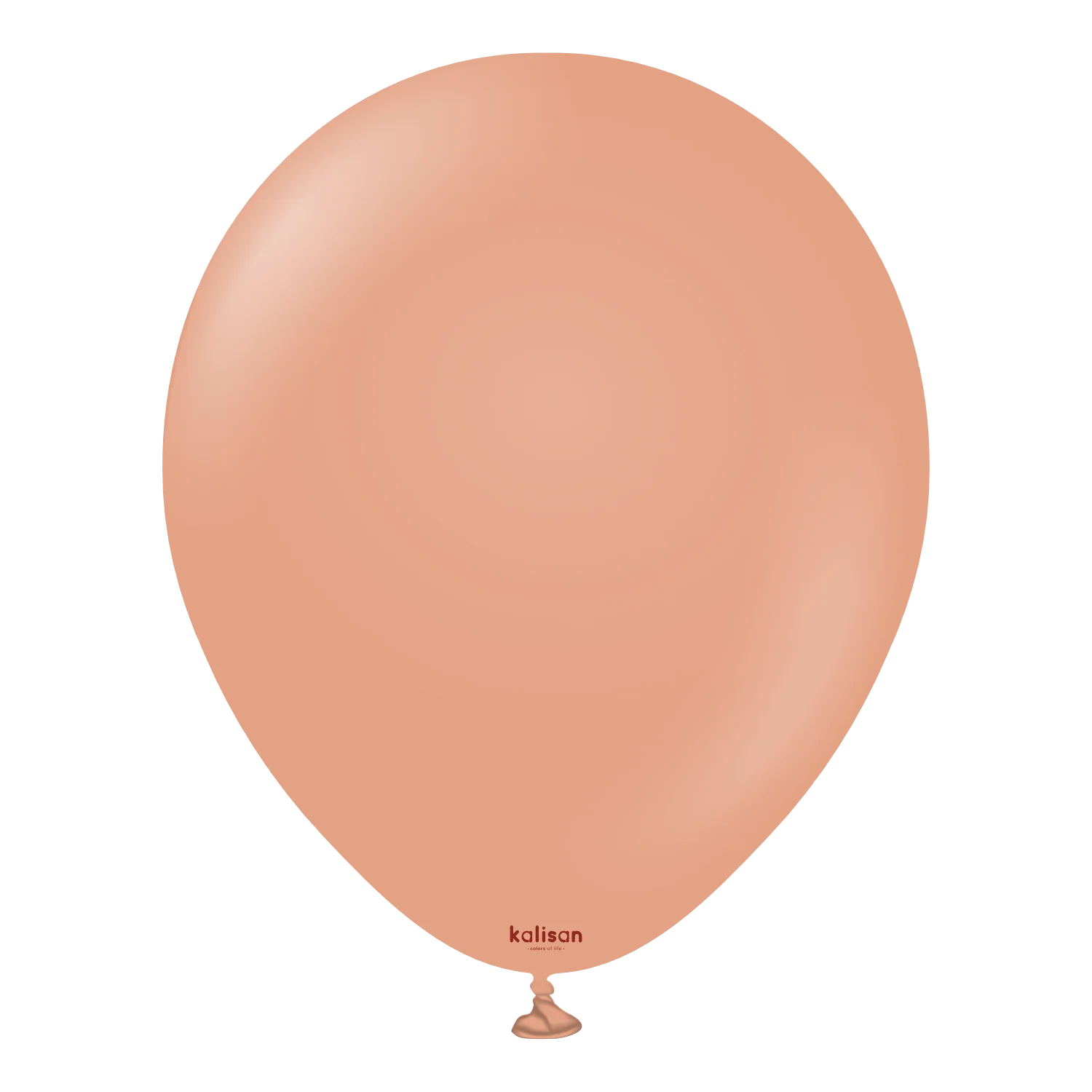 18" Kalisan Latex Balloons Standard Clay Pink (25 Per Bag)