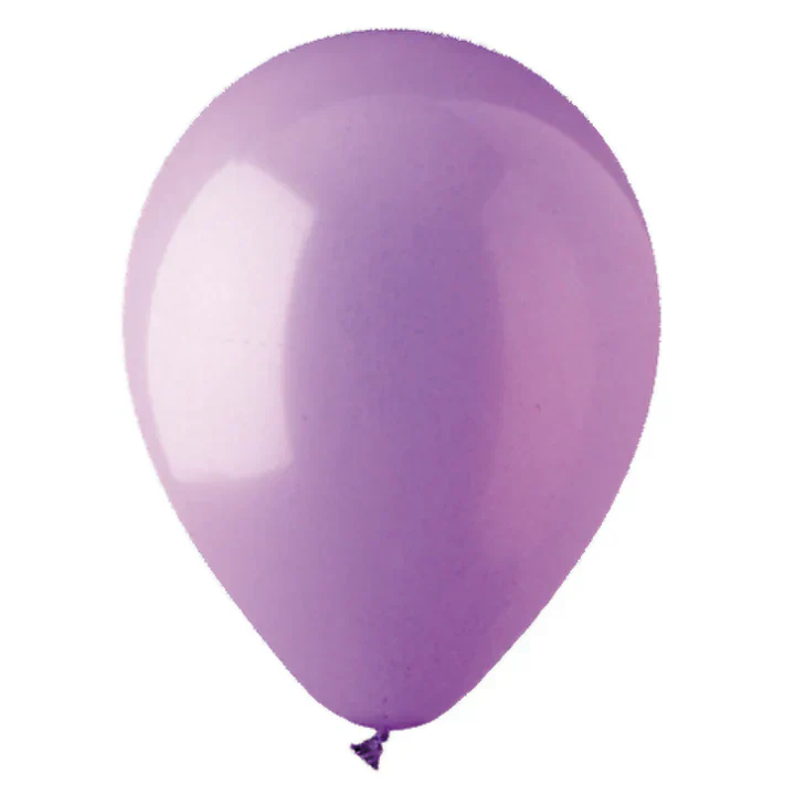 12" CTI PartyLoon Brand Latex Balloons (100 Per Bag) Standard Lavender