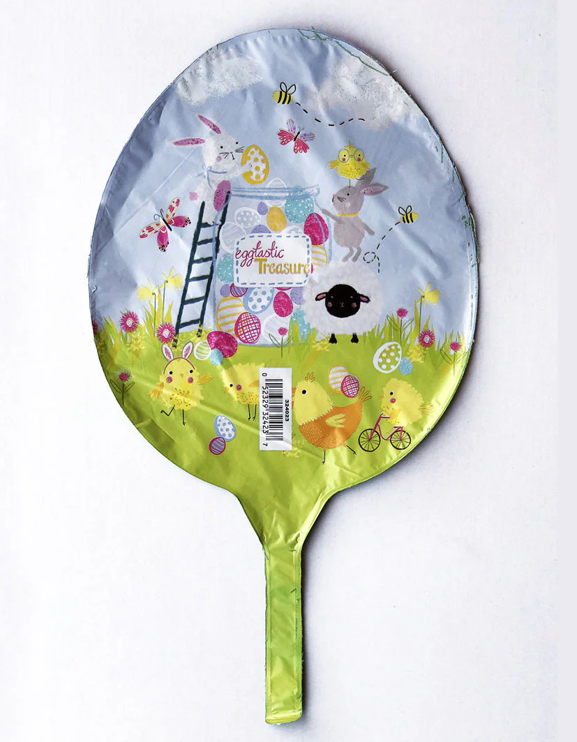 12" Airfill Only (Sticks Sold Separately) Eggtastic Foil Balloon