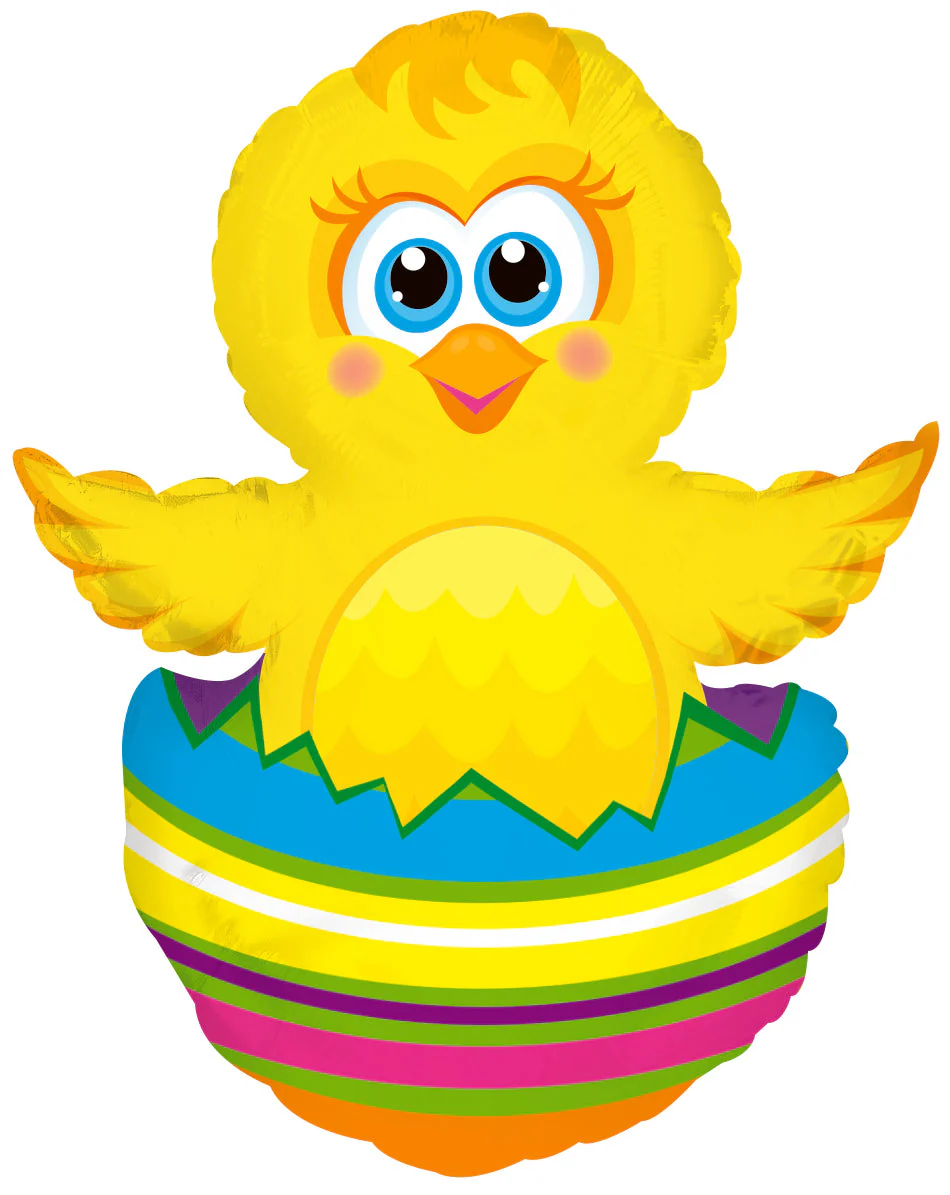 12" Airfill Only (Sticks Sold Separately) 'Lil Chickie Mini-Shape Balloon