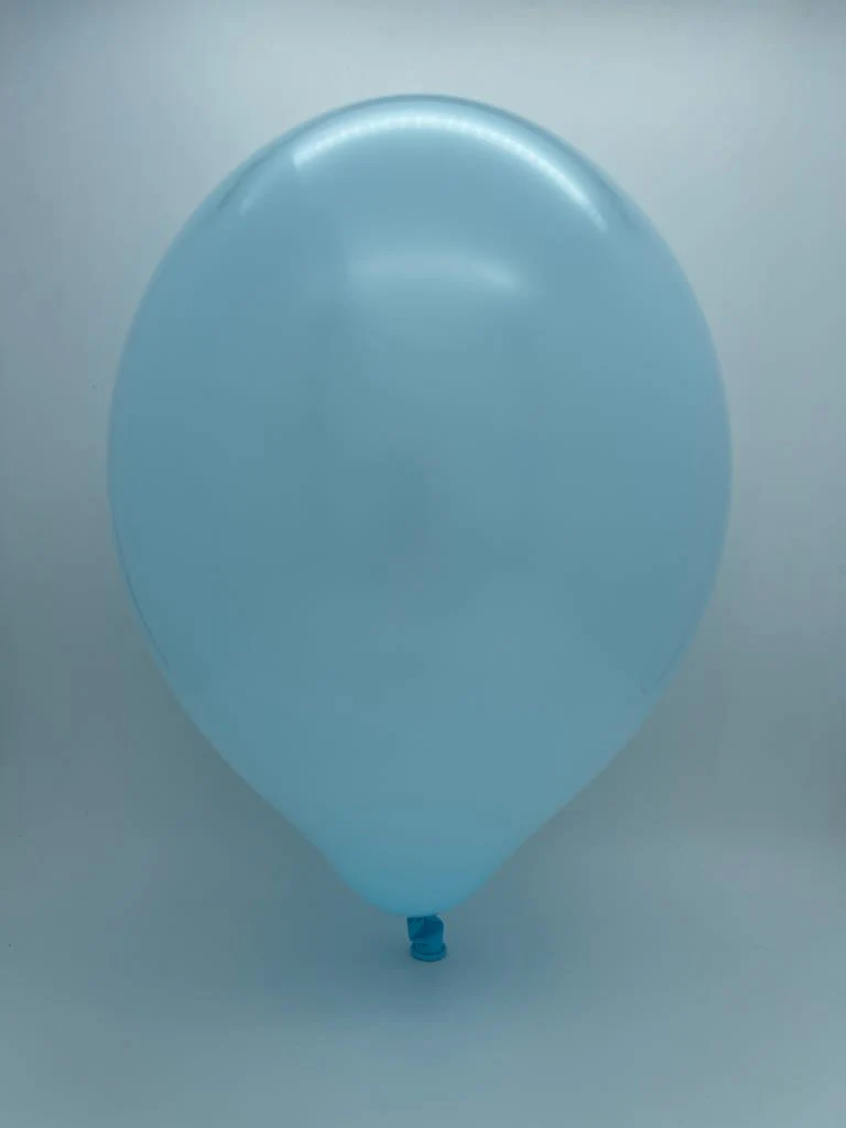 12" Cattex Premium Ice Blue Latex Balloons (50 Per Bag) - Image 2