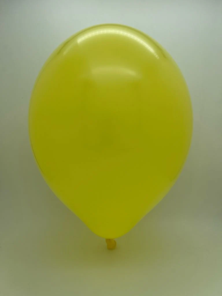 12" Cattex Premium Lemon Latex Balloons (50 Per Bag) - Image 2