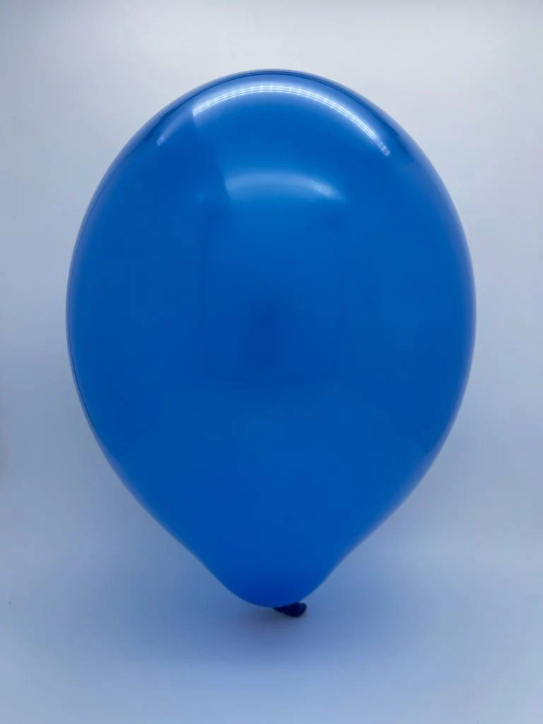 12" Cattex Premium Royal Blue Latex Balloons (50 Per Bag) - Image 2