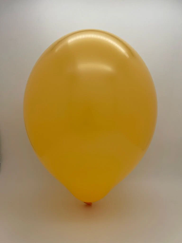 12" Cattex Premium Tangerine Latex Balloons (50 Per Bag) - Image 2
