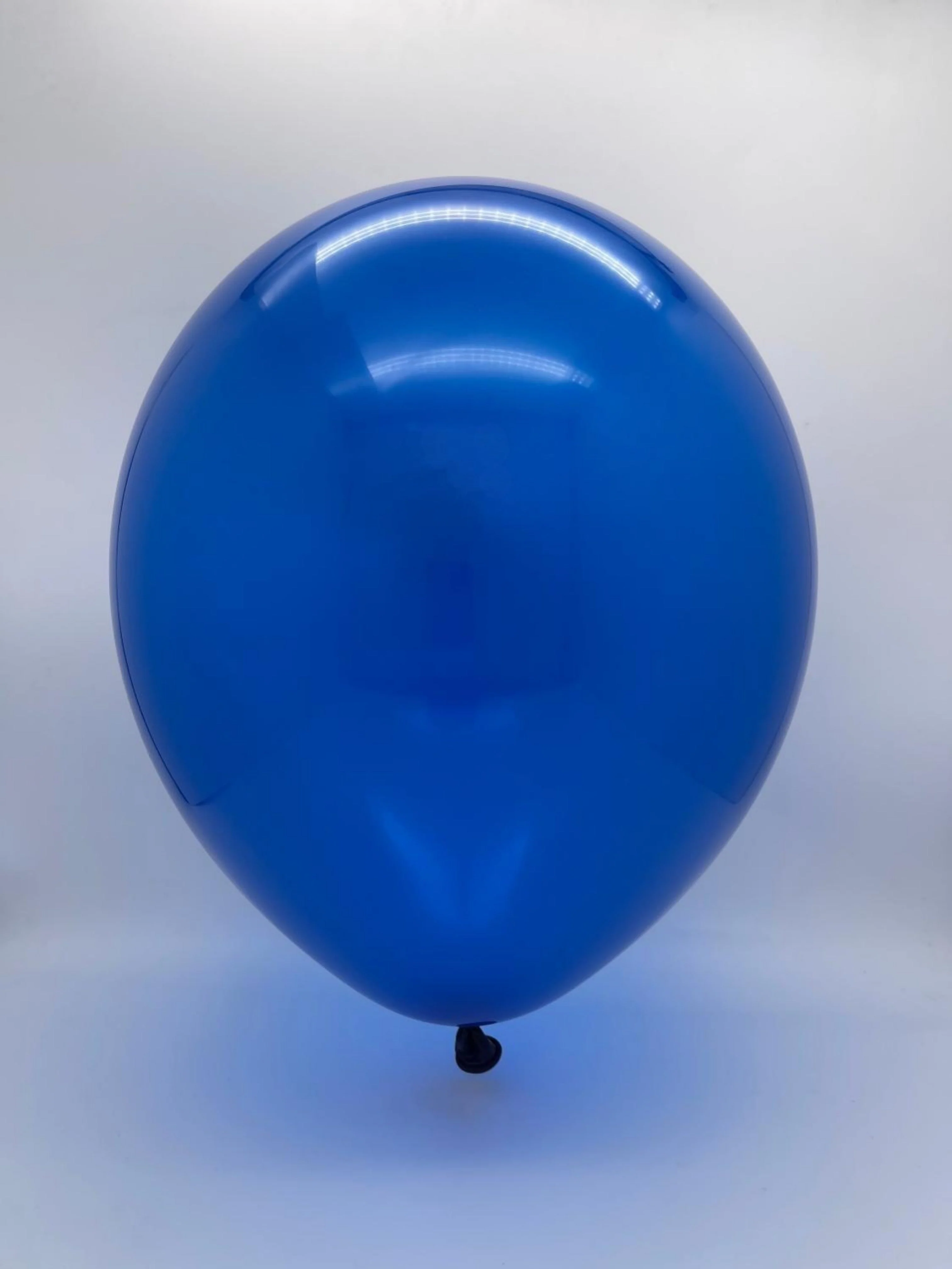 12" Crystal Dark Blue Decomex Latex Balloons (100 Per Bag) - Image 2