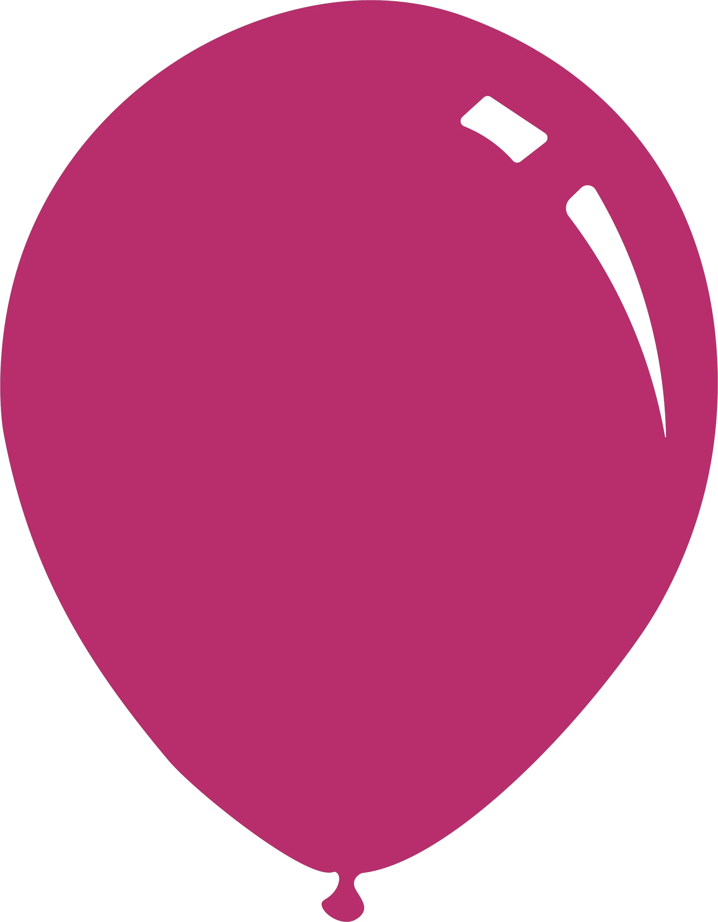 12" Deco Magenta Decomex Latex Balloons (100 Per Bag)