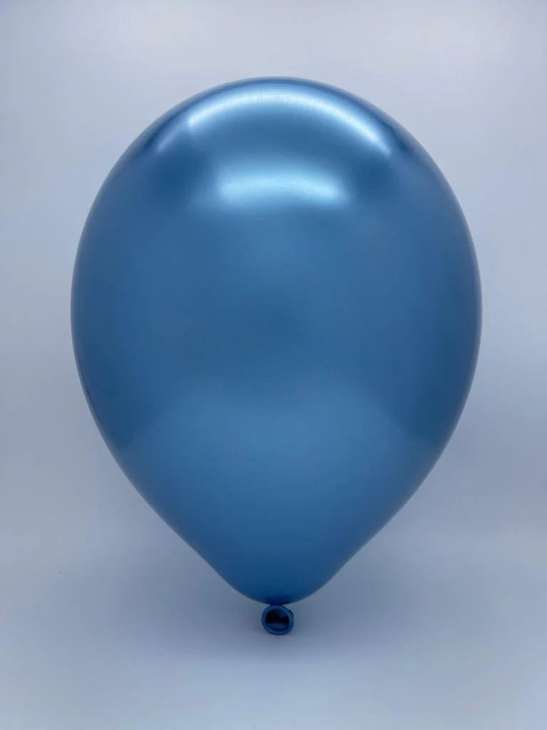 12" Decomex Luster Latex Balloons (50 Per Bag) Blue - Image 2