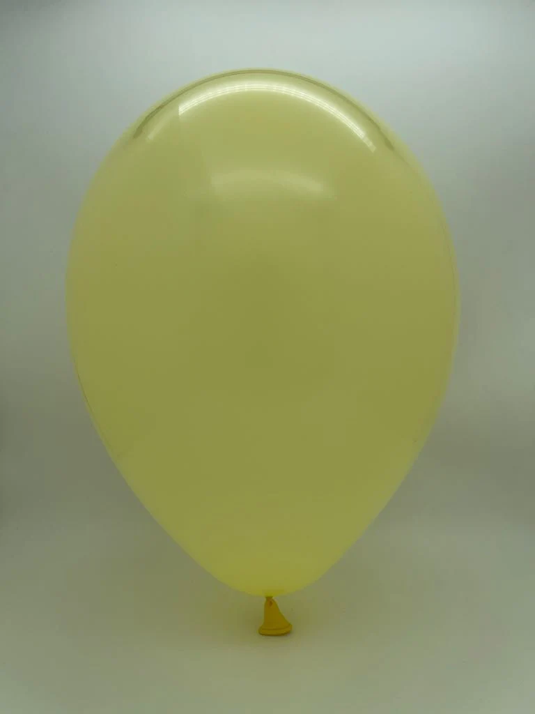 12" Gemar Latex Balloons (Bag of 50) Standard Baby Yellow - Image 2
