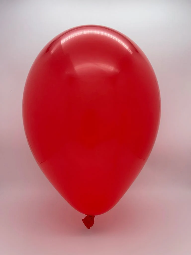 12" Gemar Latex Balloons (Bag of 50) Standard Red - Image 2