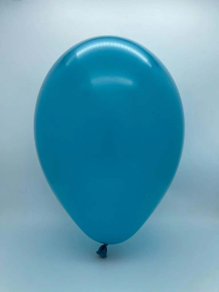 12" Gemar Latex Balloons (Bag of 50) Standard Turquoise - Image 2