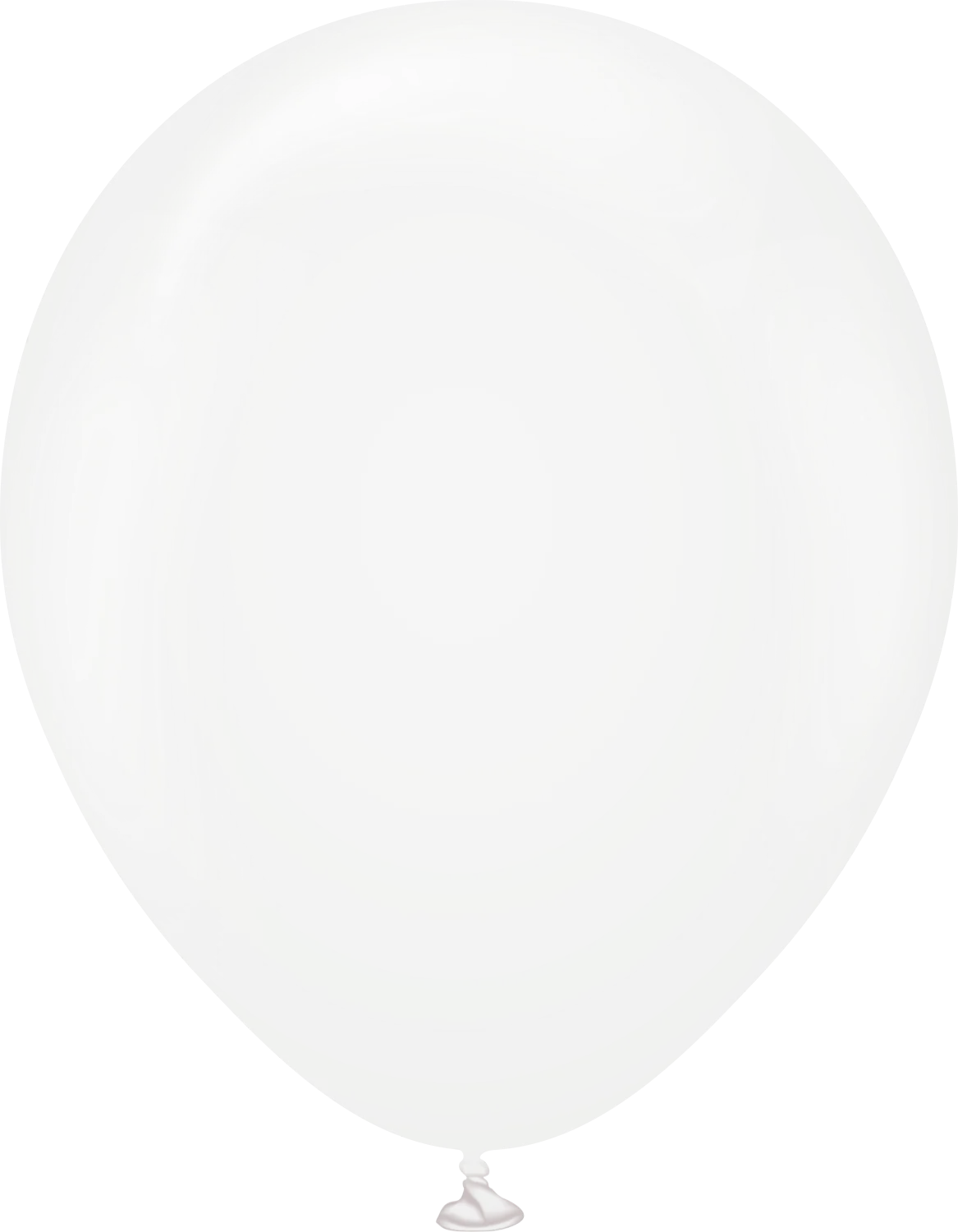 12" Kalisan Latex Balloons Crystal Transparent (50 Per Bag)