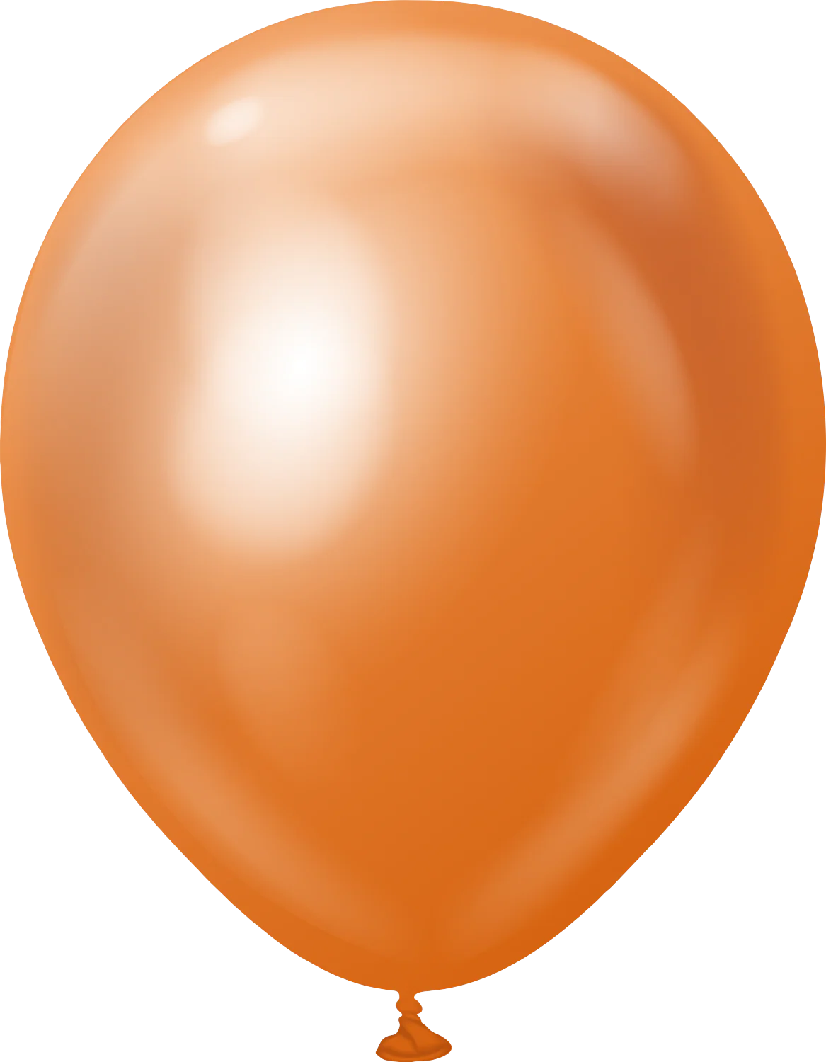 12" Kalisan Latex Balloons Mirror Copper (50 Per Bag)