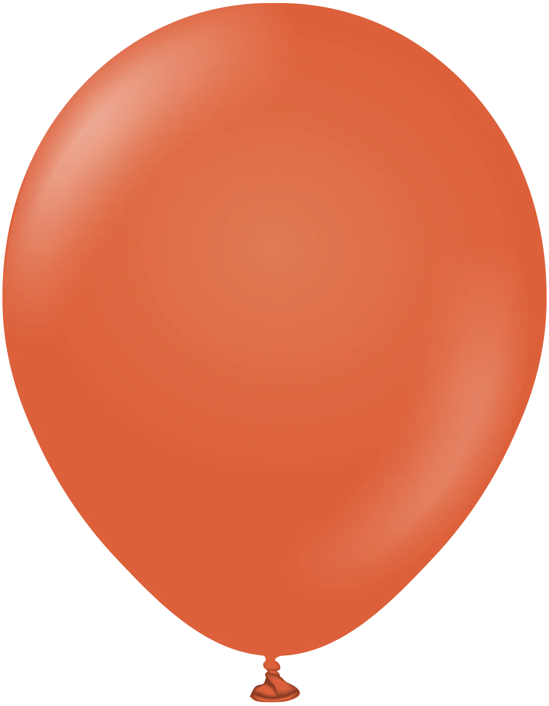 12" Kalisan Latex Balloons Retro Rust Orange (50 Per Bag)