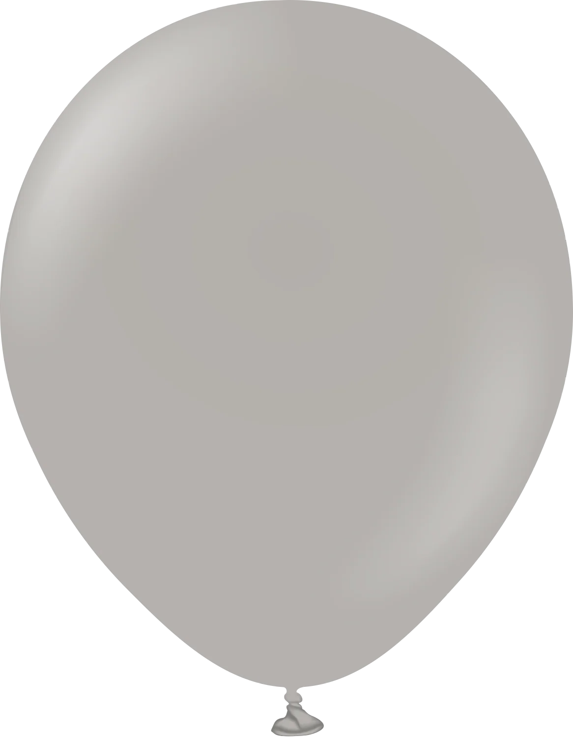 12" Kalisan Latex Balloons Standard Grey (50 Per Bag)