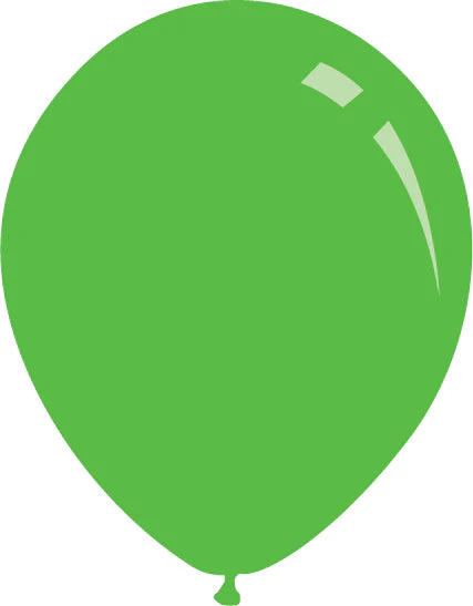 12" Metallic Light Green Decomex Latex Balloons (100 Per Bag)