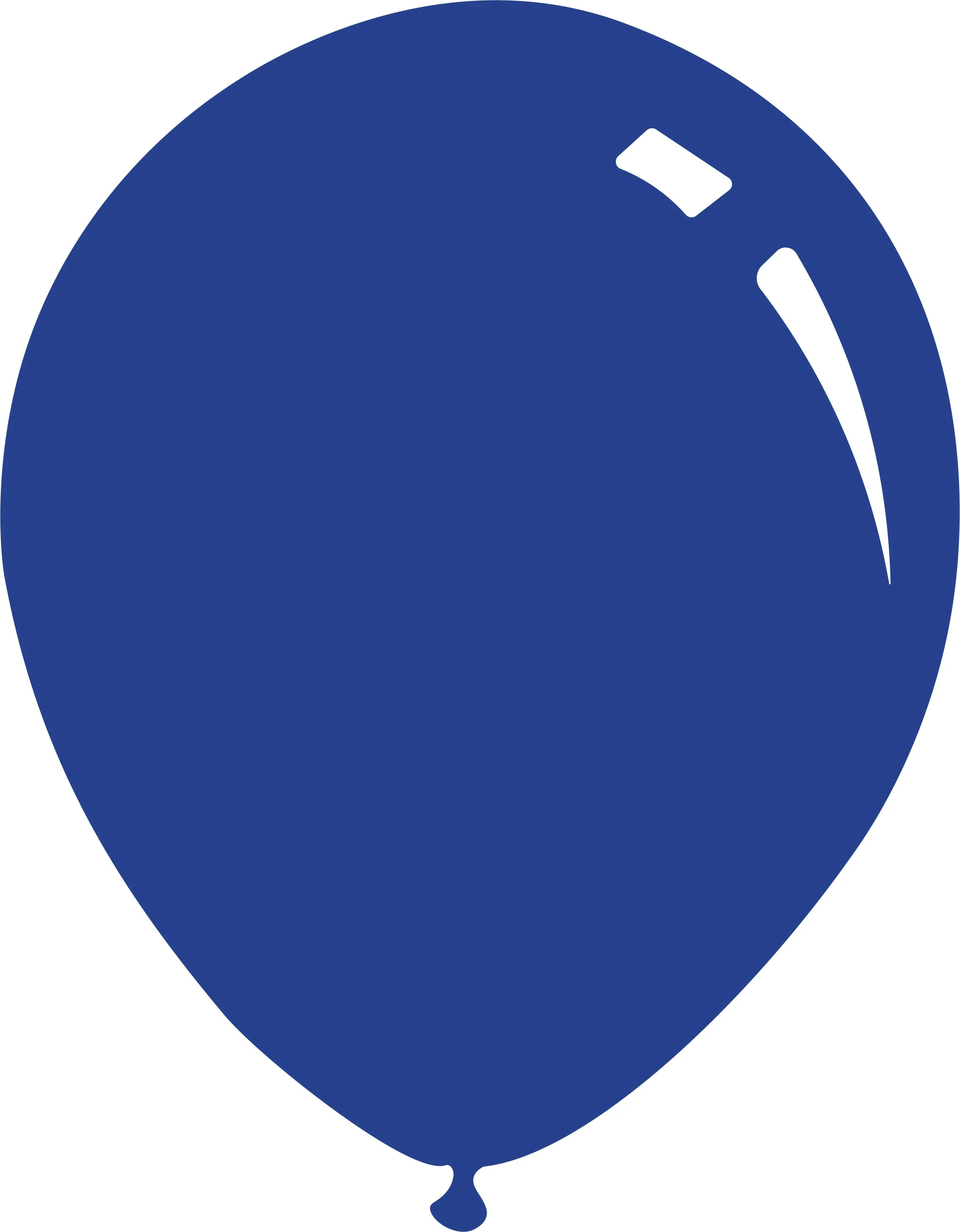 12" Pastel Navy Blue Decomex Latex Balloons (100 Per Bag)