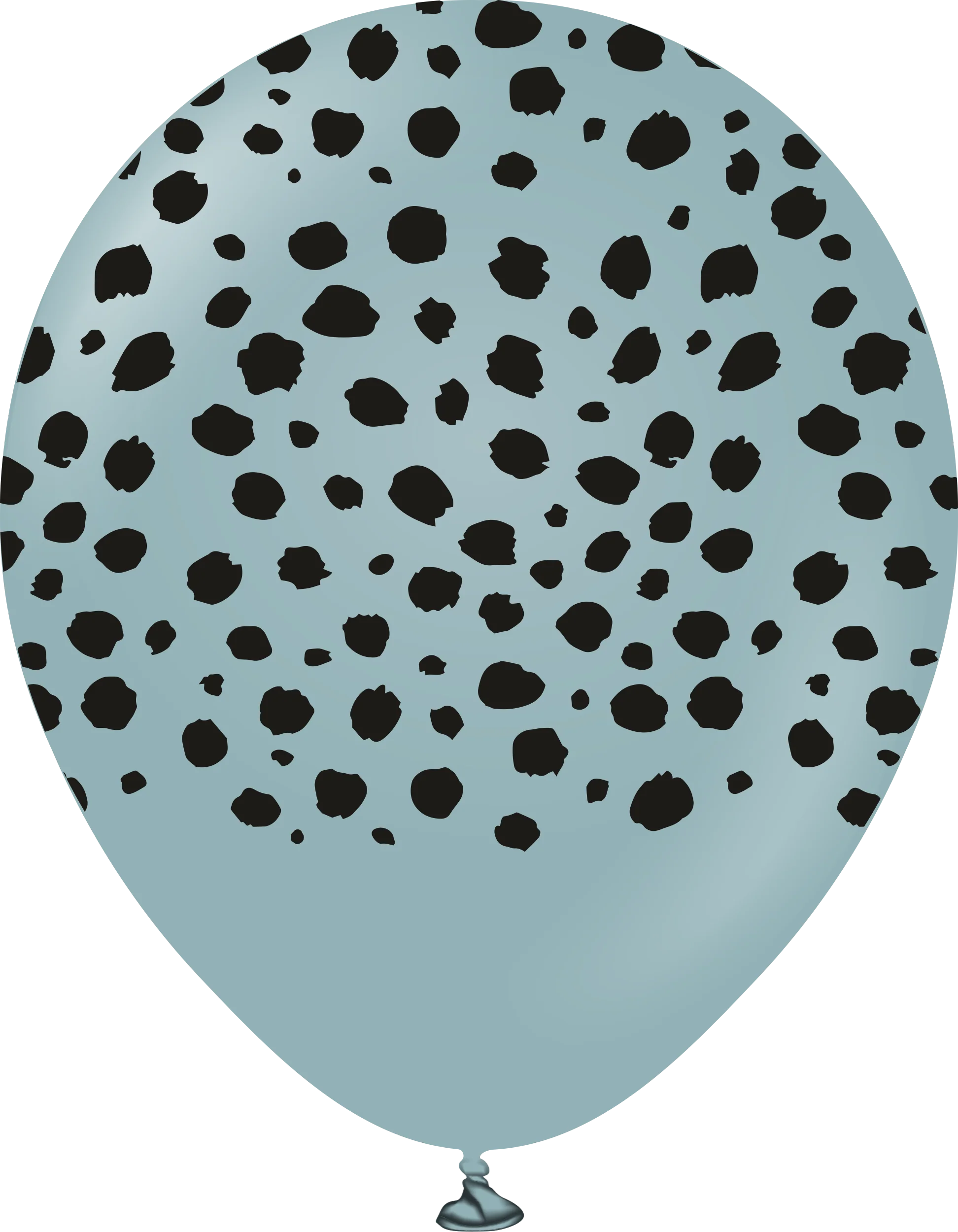 12" Safari Cheetah Printed Storm Retro Kalisan Latex Balloons (25 Per Bag)