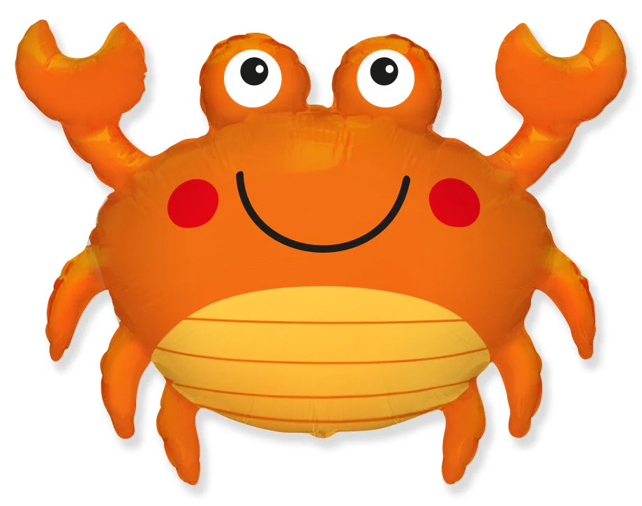 12" Airfill Only (Sticks Sold Separately) Crab Mini Foil Balloon