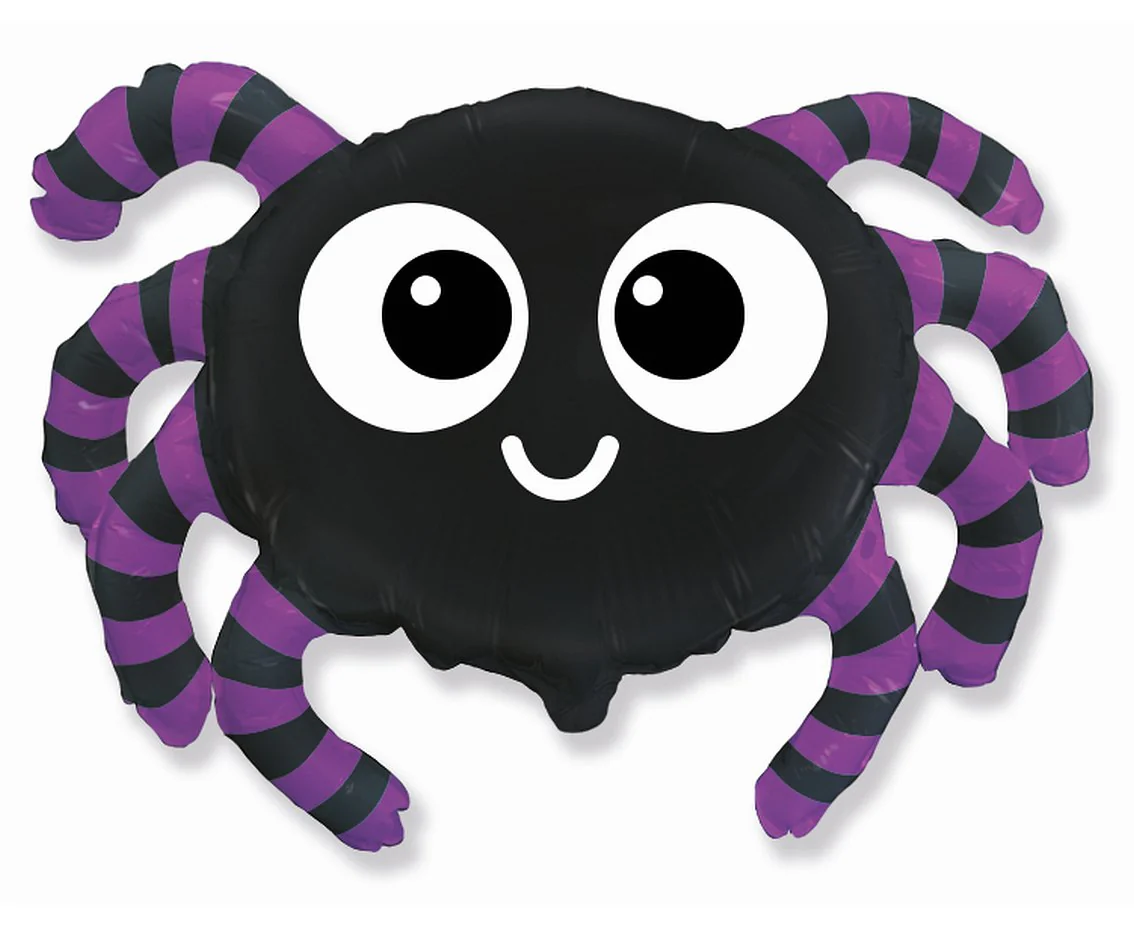 12" Airfill Only (Sticks Sold Separately) Spider Mini Foil Balloon