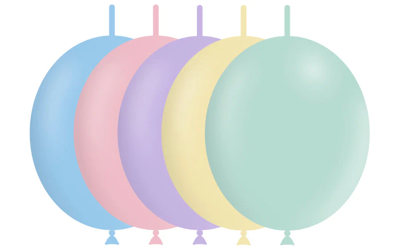 12'' Balloonia Brand Professional Line Latex Balloons Decolink Matte Assorted (50 Per Bag) - Image 2