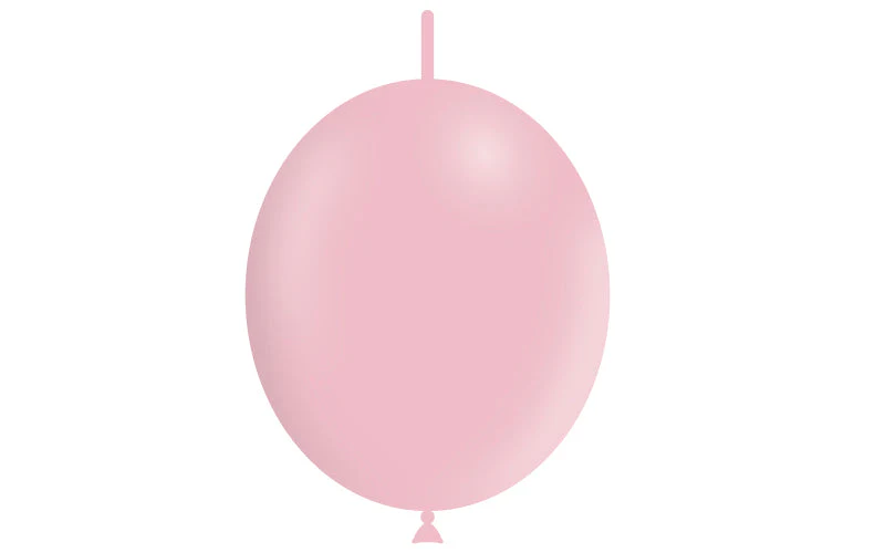 12'' Balloonia Brand Professional Line Latex Balloons Decolink Matte Baby Pink (50 Per Bag) - Image 3