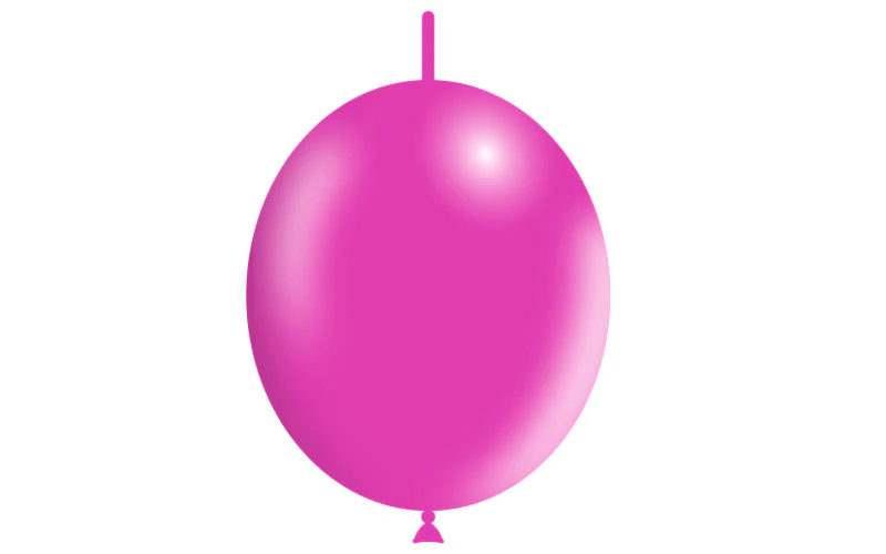 12'' Balloonia Brand Professional Line Latex Balloons Decolink Standard Fuchsia (50 Per Bag) - Image 3