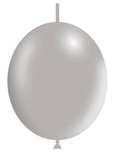 12'' Balloonia Brand Professional Line Latex Balloons Decolink Standard Grey (50 Per Bag)