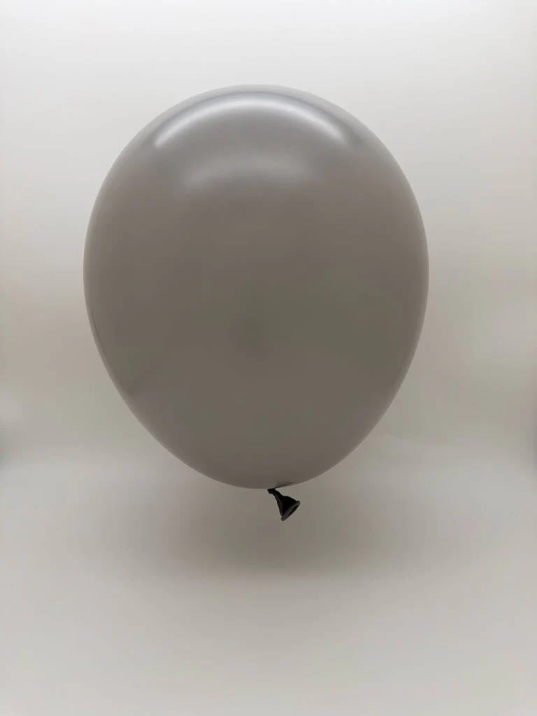 12'' Balloonia Brand Professional Line Latex Balloons Decolink Standard Grey (50 Per Bag) - Image 2