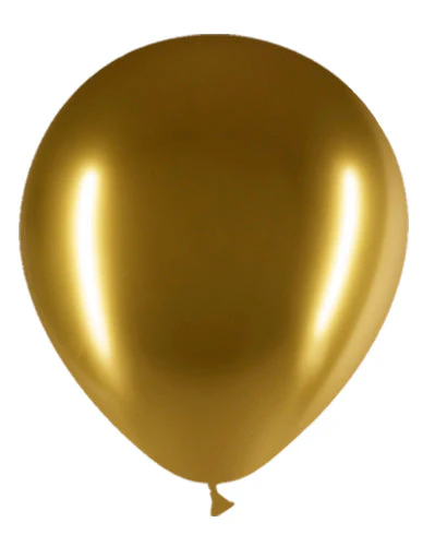 12'' Balloonia Latex Balloons Professional Line Brilliant Gold (50 Per Bag)