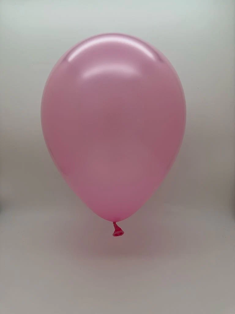 12'' Balloonia Latex Balloons Professional Line Metallic Baby Pink (50 Per Bag) - Image 2