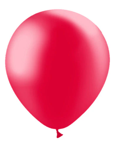 12'' Balloonia Latex Balloons Professional Line Metallic Red (50 Per Bag) - Image 2