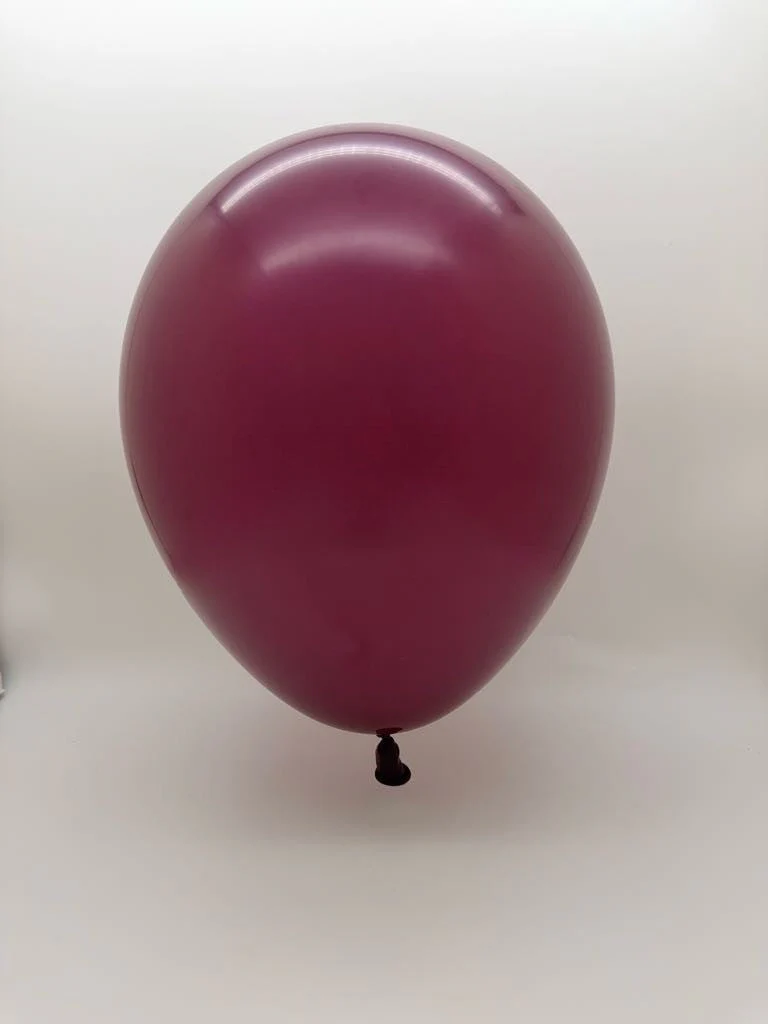 12'' Balloonia Latex Balloons Professional Line Standard Burgundy (50 Per Bag) - Image 2