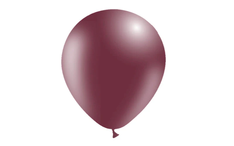 12'' Balloonia Latex Balloons Professional Line Standard Burgundy (50 Per Bag) - Image 3