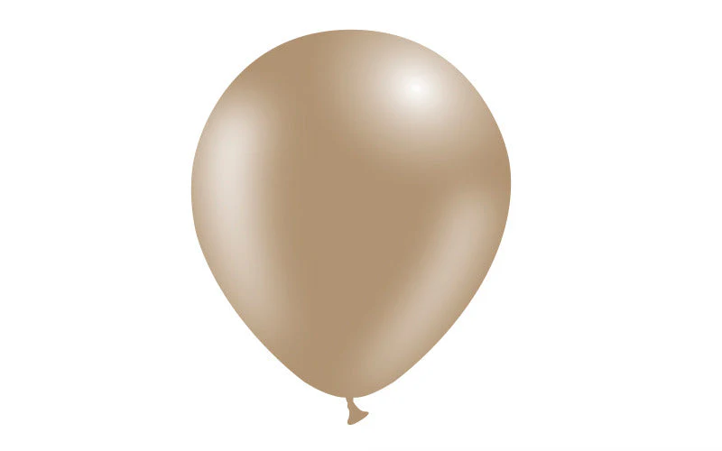 12'' Balloonia Latex Balloons Professional Line Standard Caramel Toffee (50 Per Bag)