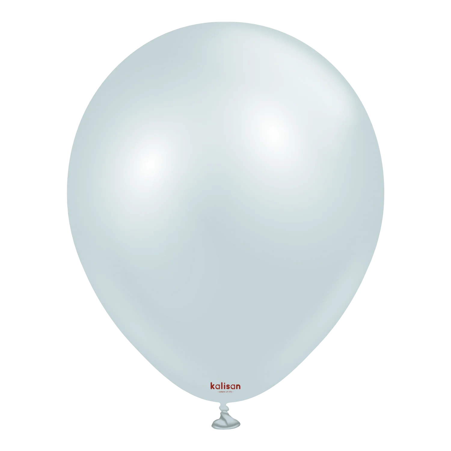 12" Kalisan Brand Latex Balloons Aura Ice Blue (50 Per Bag)