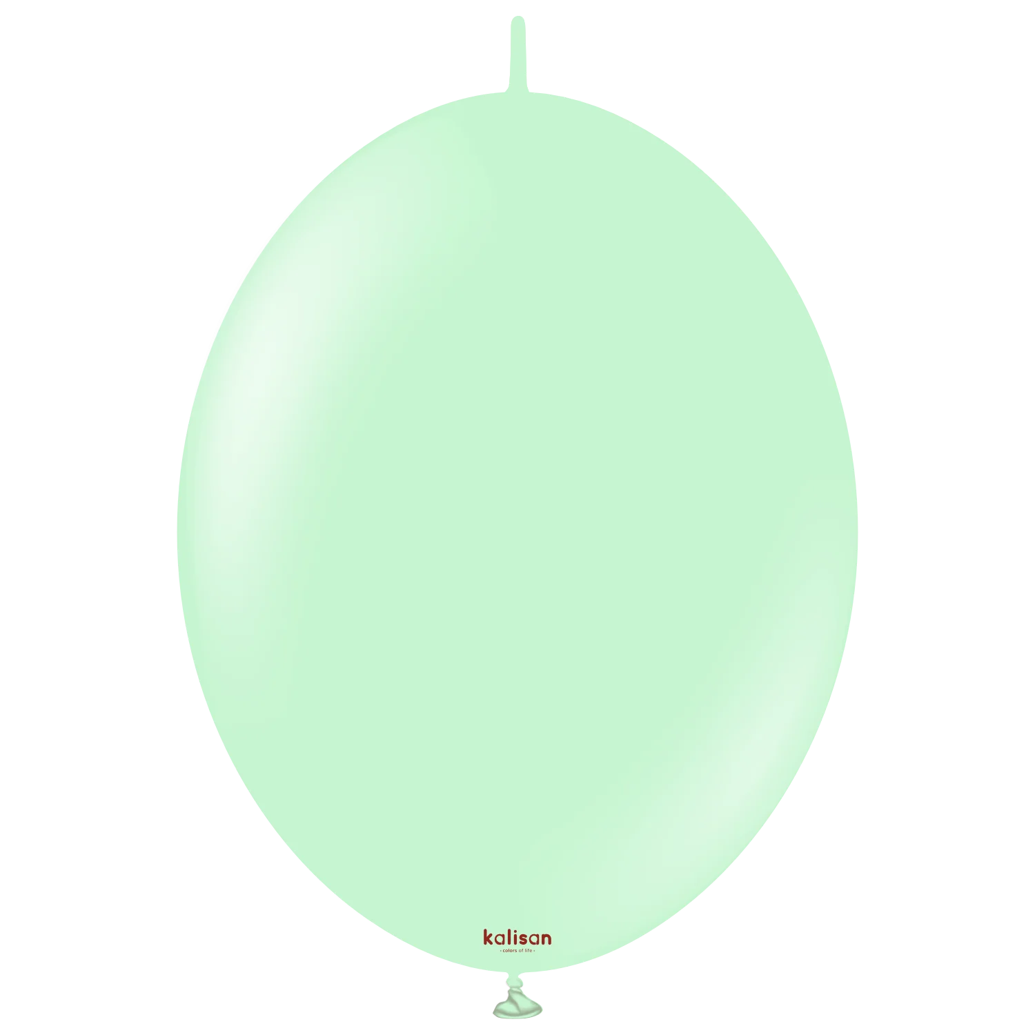 12" Kalisan Brand Linking Latex Balloons K-Link Macaron Green (50 Per Bag)