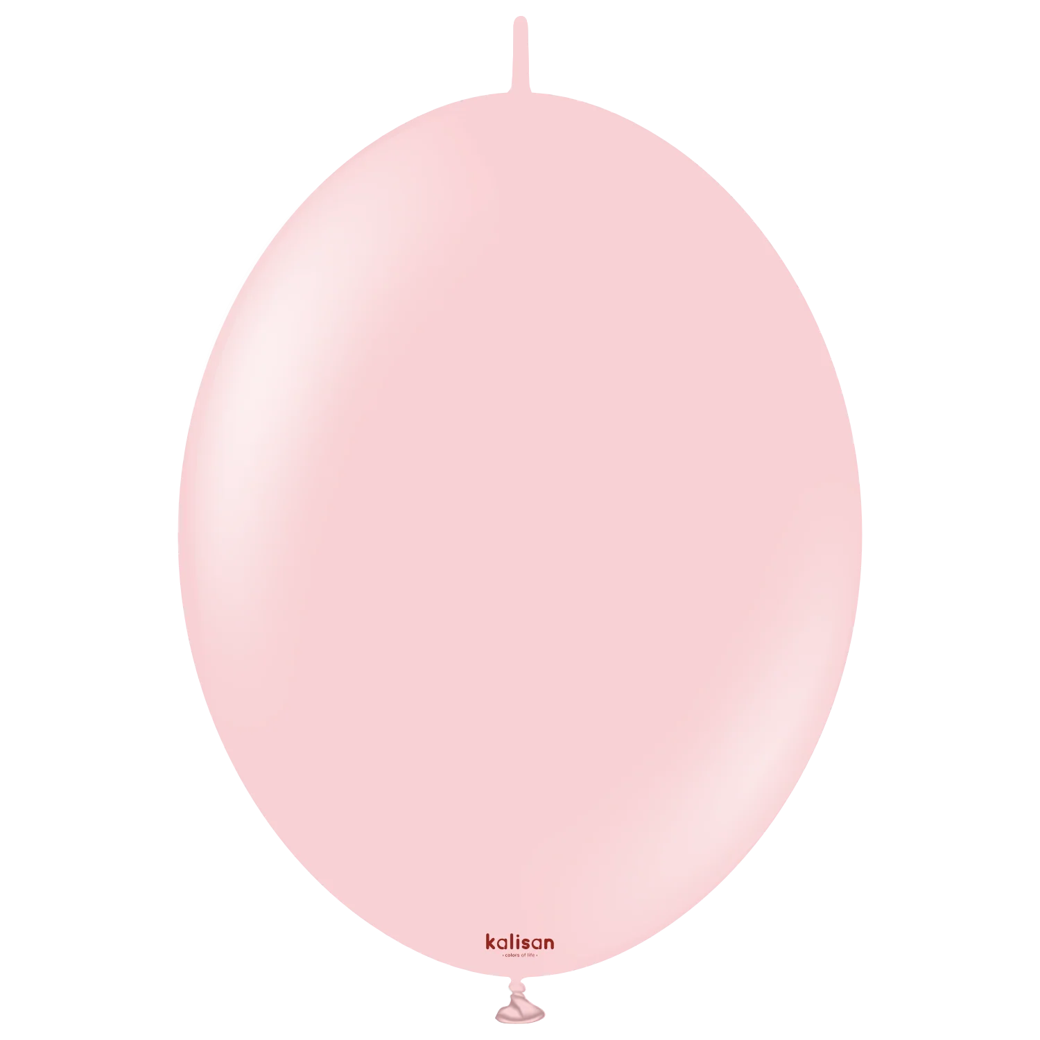 12" Kalisan Brand Linking Latex Balloons K-Link Macaron Pink (50 Per Bag)
