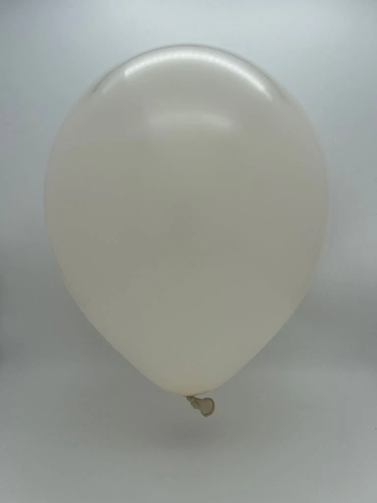 12" Kalisan Latex Balloons Retro White - XL SuperSize Bag Count (500 Per Bag) - Image 2