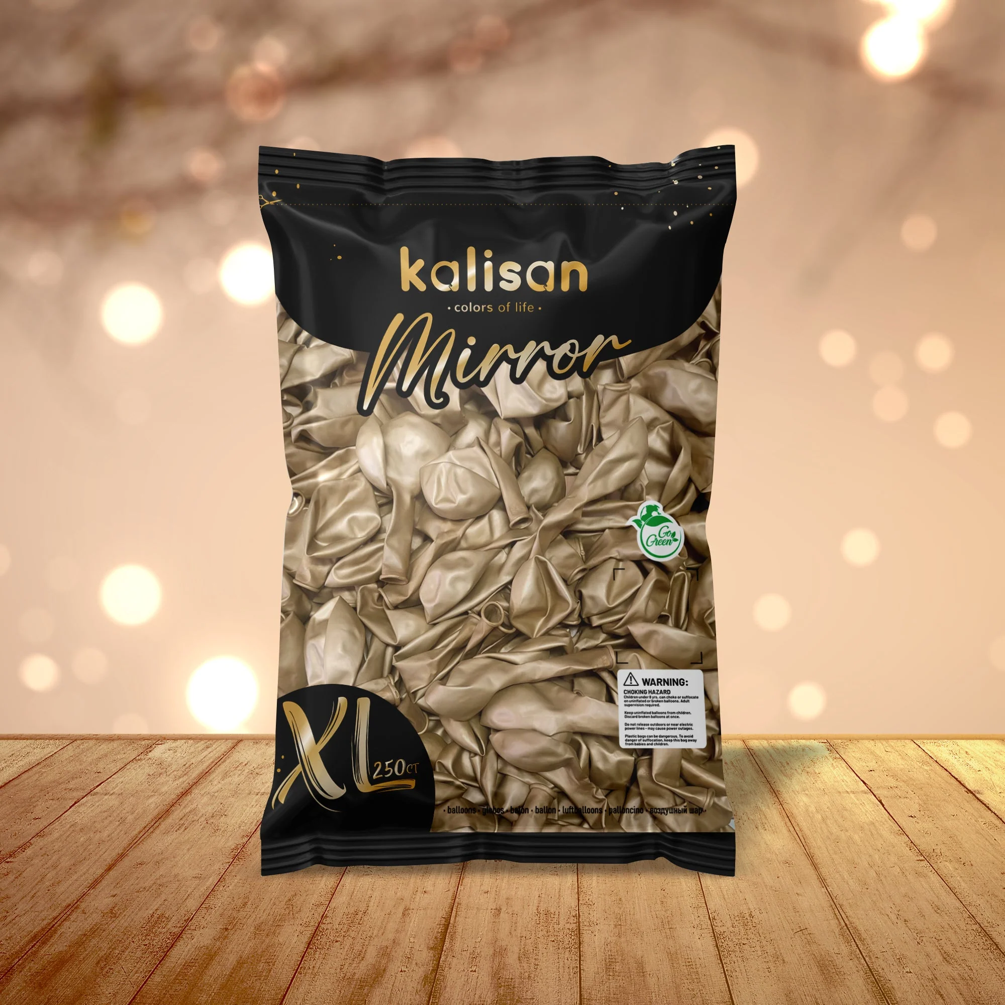12" Kalisan Latex Balloons Retro White - XL SuperSize Bag Count (500 Per Bag) - Image 4