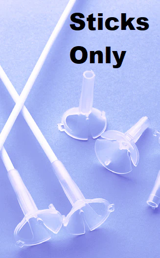 12" Micro Stick (100 Count) for use with stick 93008 for small foil or latex balloons.